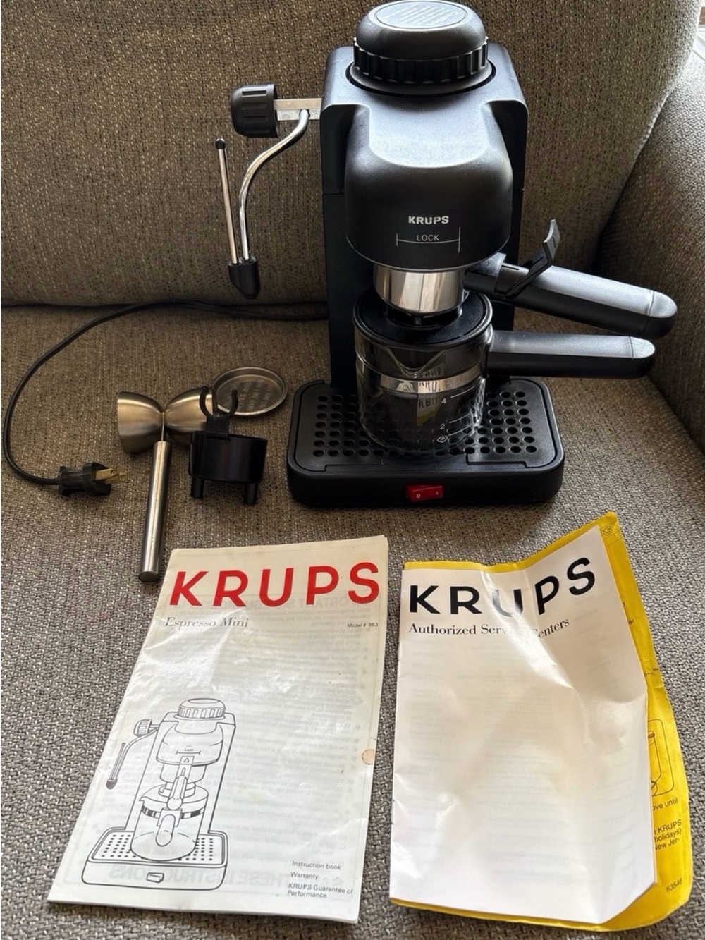 Vintage Krups Espresso Mini (Model 963) machine